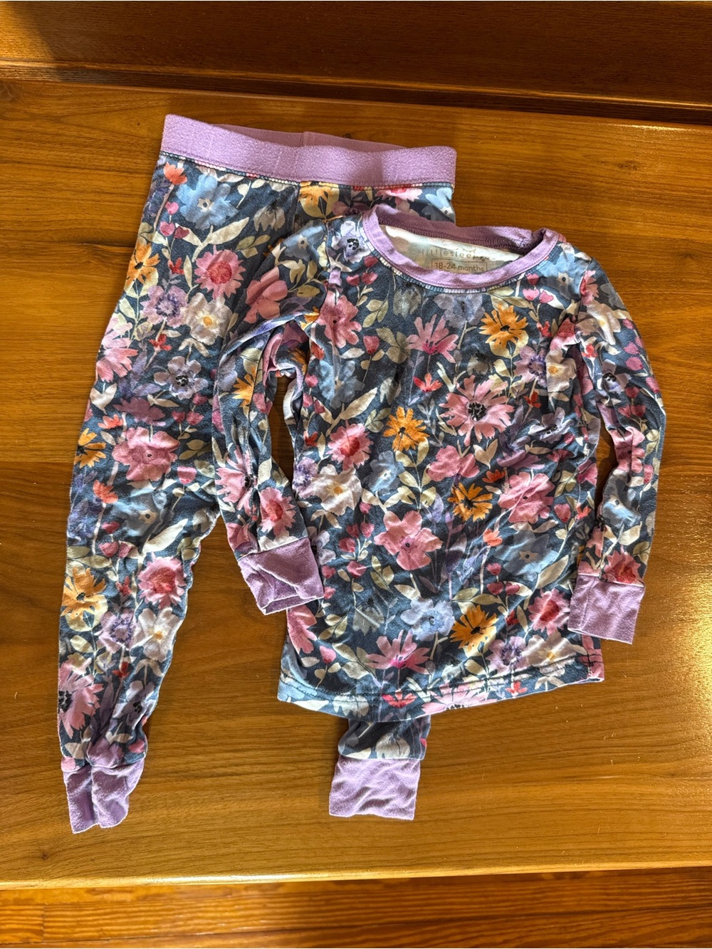 Little Sleepies 2 piece pajamas - Dusk Blooms